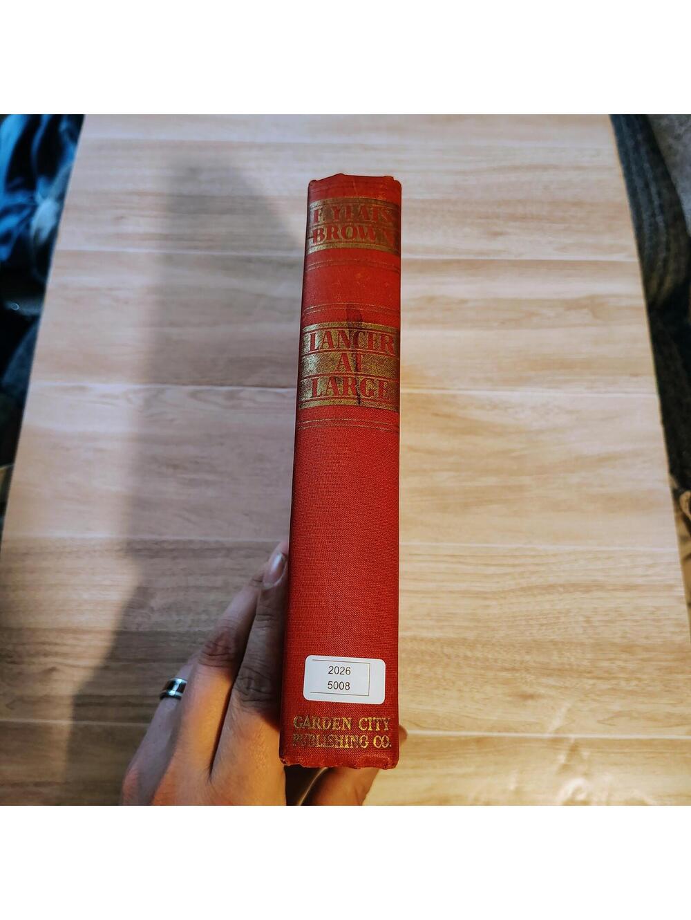 Lanier At Large by F. P. Yates Brown Vintage 1926 Hardcover Book